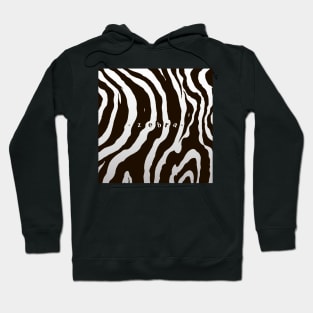 Zebra Print / Animal & African & Safari / Hoodie